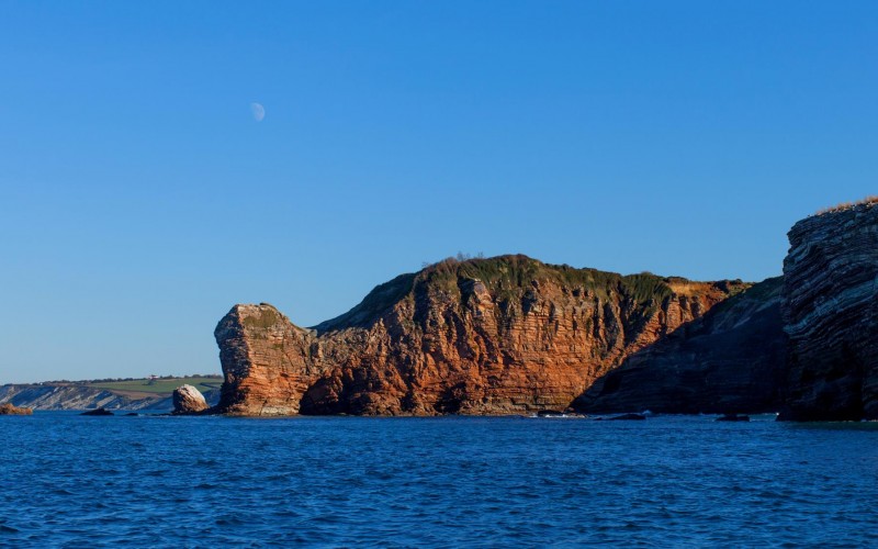 Spanish Basque coast:  where Ocean and mountains become one