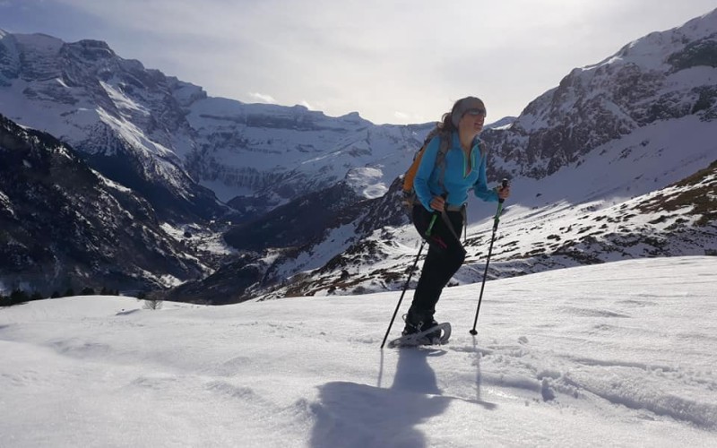 Cauterets-Gavarnie : the gem of Central Pyrenees and UNESCO World Heritage, with snowshoes