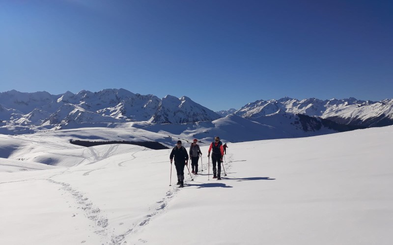 Cauterets-Gavarnie : the gem of Central Pyrenees and UNESCO World Heritage, with snowshoes