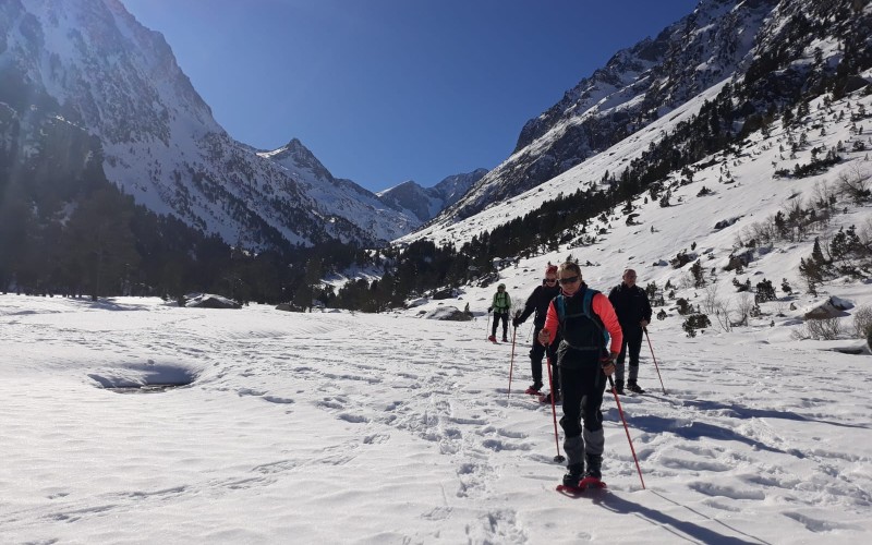 Cauterets-Gavarnie : the gem of Central Pyrenees and UNESCO World Heritage, with snowshoes